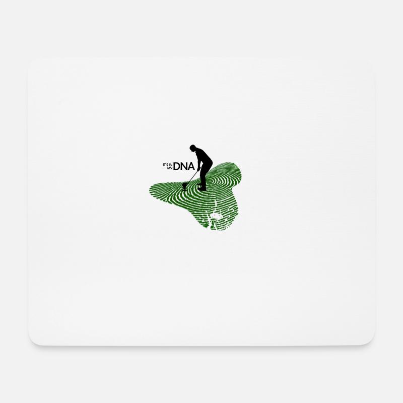 Golf ist in meiner DNA Geschenk für Golfer Shirt - Mousepad (Querformat) - Weiß