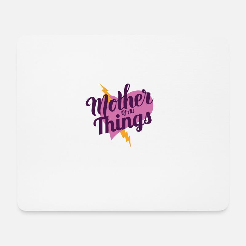 Mutter aller Dinge - Mama Shirt - Mousepad (Querformat) - Weiß