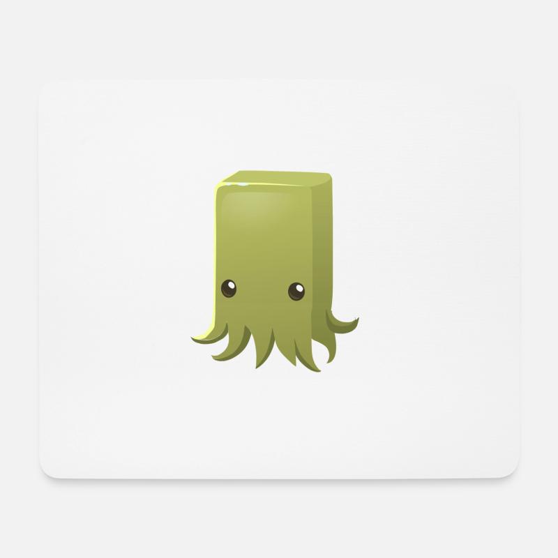 Tüte als Monster - Mousepad (Querformat) - Weiß