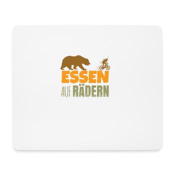 Essen auf Rädern - Mousepad (Querformat) - Weiß - Vorne