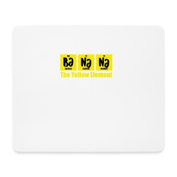 Funny - Banana - Element - Gelb - Lustig - Cool - Tapis de souris (format paysage) - blanc - Devant