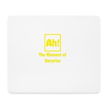 Funny - Ah - Erstaunt - Element - Lustig - Cool - Tapis de souris (format paysage) - blanc - Devant