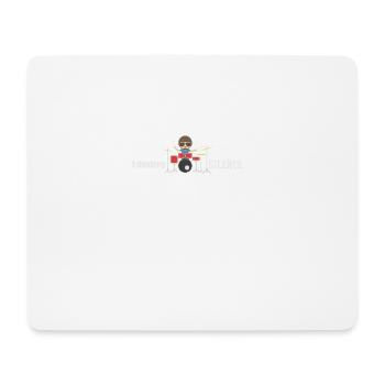 I Destroy Silence Drums Drummer Gift Drummer - Mouse Pad (horizontal) - white - Front