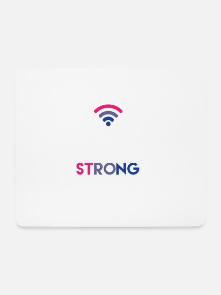 Bi-Fi - Bisexual - Gay Pride - Bi - Geschenk - Mousepad (Querformat) - Weiß
