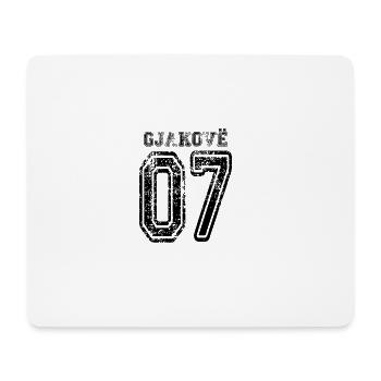 Gjakova 07, 07 Gjakova, cadeau des Albanais du Kosovo - Tapis de souris (format paysage) - blanc - Devant