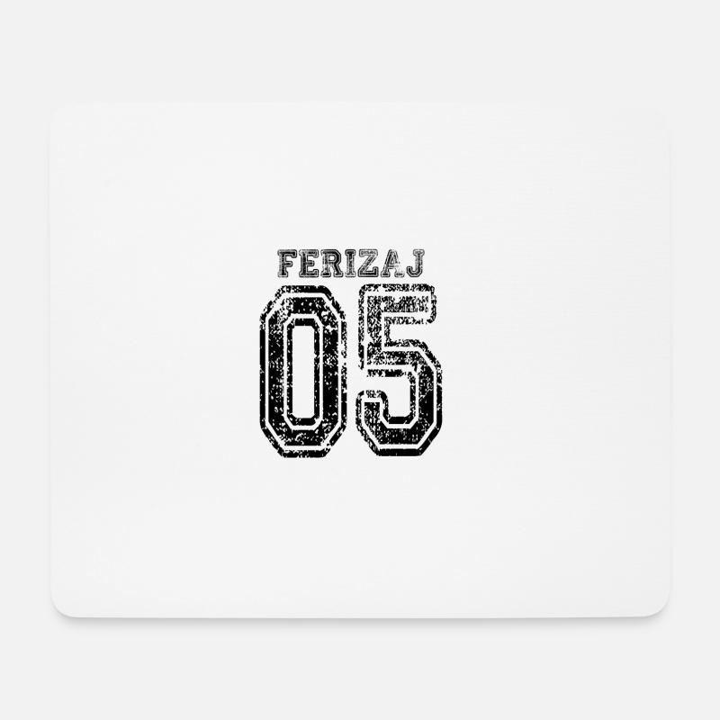 Ferizaj 05 Albaner Kosovaren Design Geschenk - Mousepad (Querformat) - Weiß