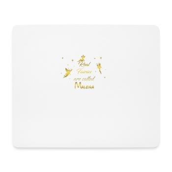 fairy fairies fairy first name Malena - Mouse Pad (horizontal) - white - Front