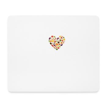 I love Fruit - Conception pour les amateurs de fruits cadeau - Tapis de souris (format paysage) - blanc - Devant