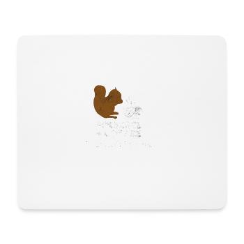 Eichhörnchen Plus Kaffee Lieber Gott Hilf uns Chipmunks - Mousepad (Querformat) - Weiß - Vorne