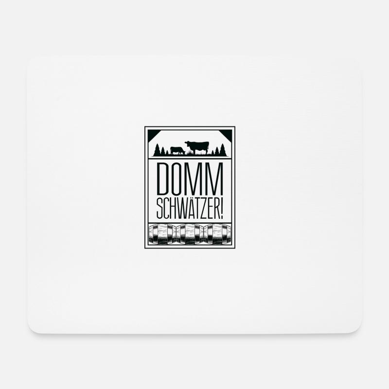 Dommschwätzer Dummschwätzer Saarland - Mousepad (Querformat) - Weiß