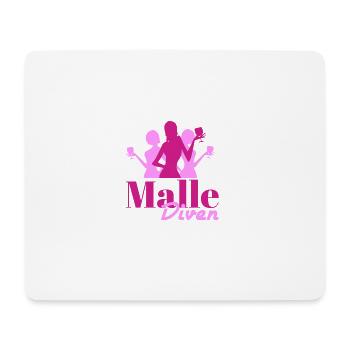 Malle Diven - Mousepad (Querformat) - Weiß - Vorne