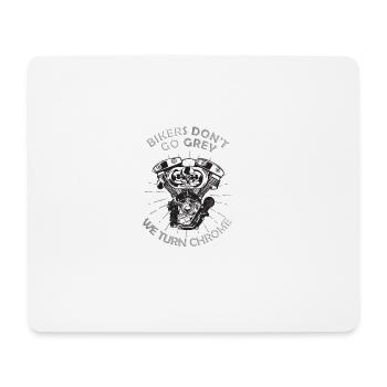 La chemise parfaite pour les motards - Tapis de souris (format paysage) - blanc - Devant