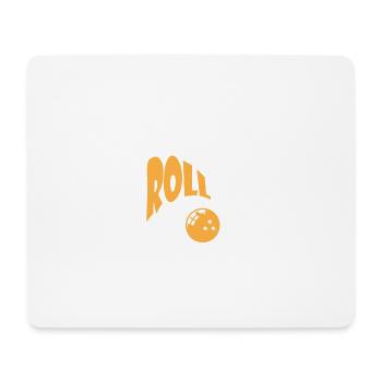 Bowling, so rolle ich Geschenkidee - Mousepad (Querformat) - Weiß - Vorne