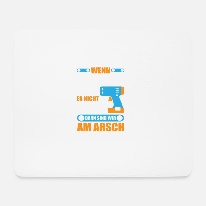 KEVIN Name Geschenk Reparatur reparieren - Mousepad (Querformat) - Weiß