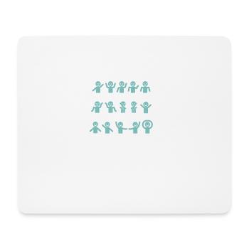 Shirt für Mathematiker und Lehrer - Mousepad (Querformat) - Weiß - Vorne