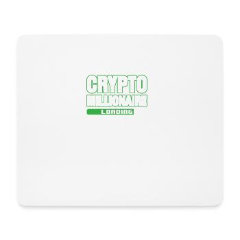 Crypto Millionaire Chargement numérique Blockchain HODL - Tapis de souris (format paysage) - blanc - Devant
