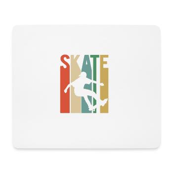 Skateboarding Skater Skateboard Skating Vintage - Mouse Pad (horizontal) - white - Front