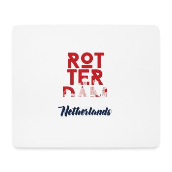 Rotterdam - Niederlande - Holland - Randstad - Mousepad (Querformat) - Weiß - Vorne