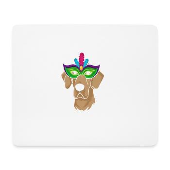 I love Great Dane gift Carnival Faschin - Mouse Pad (horizontal) - white - Front