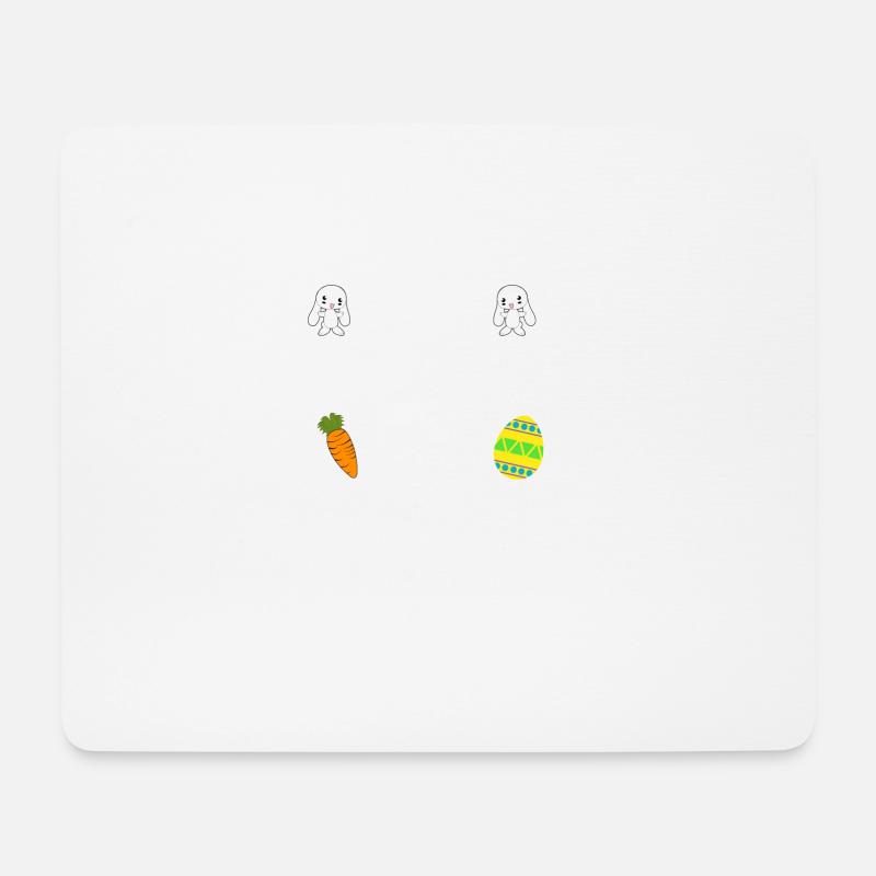 Ich unterrichte die süßesten Häschen im Patch Ostern - Mousepad (Querformat) - Weiß
