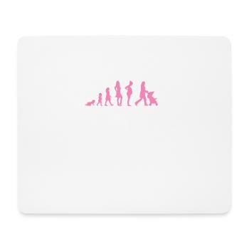 Evolution - Woman - Funny - Gift - Child - Mouse Pad (horizontal) - white - Front