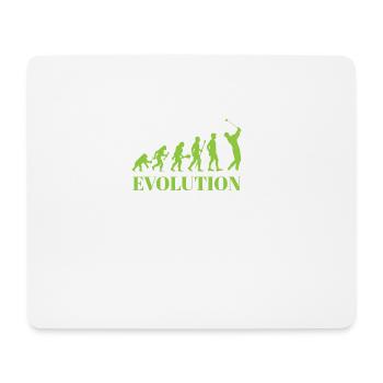 Evolution - Golf - Lustig - Fun - Geschenk - Mousepad (Querformat) - Weiß - Vorne