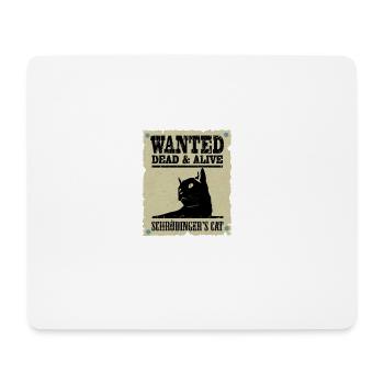 Schrödingers Katze gesucht. - Mousepad (Querformat) - Weiß - Vorne
