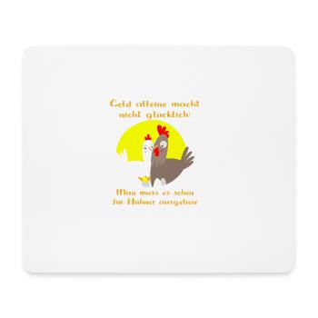 Hühner - Mousepad (Querformat) - Weiß - Vorne
