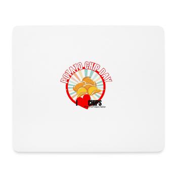 Jour Chips de pommes de terre - Tapis de souris (format paysage) - blanc - Devant