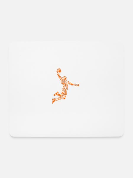 Basketball player - Mouse Pad (horizontal) - white