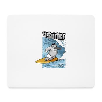 the surfer - Mouse Pad (horizontal) - white - Front