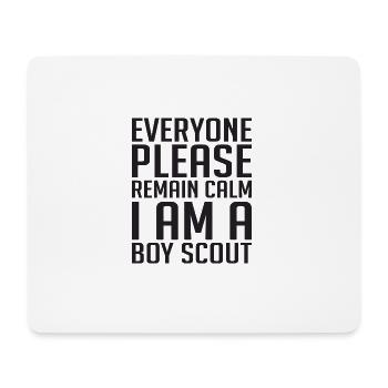 Scouts, Scout, louveteau, Rover, cadeau - Tapis de souris (format paysage) - blanc - Devant