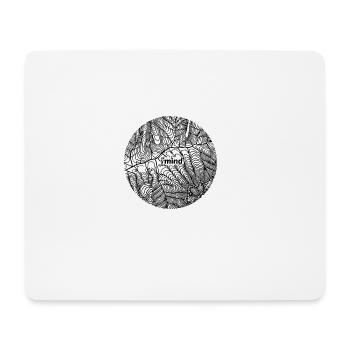 Tee-Baum Mind Map - Mousepad (Querformat) - Weiß - Vorne