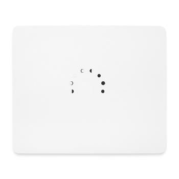Funny Lunar Eclipse Moon Phase Moon Lovers gift - Mouse Pad (horizontal) - white - Front