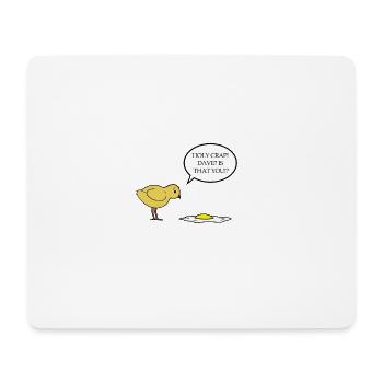 Merde sainte! Dave? avez-vous quels - poulet frit - Tapis de souris (format paysage) - blanc - Devant