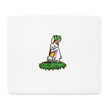 Ich liebe Golf Golfer Osterhase Geschenk Ostern - Mousepad (Querformat) - Weiß - Vorne