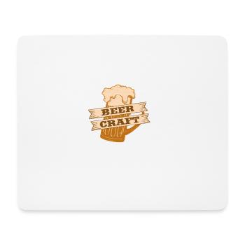 Beer Craft - Handmade Beer - Mouse Pad (horizontal) - white - Front
