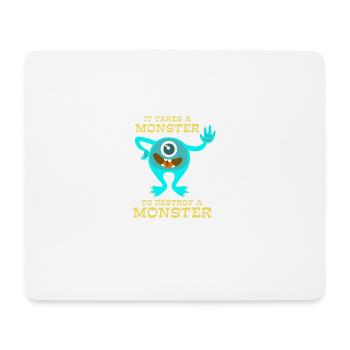 Monster - Creepy - Destroy - Gift - Mouse Pad (horizontal) - white - Front
