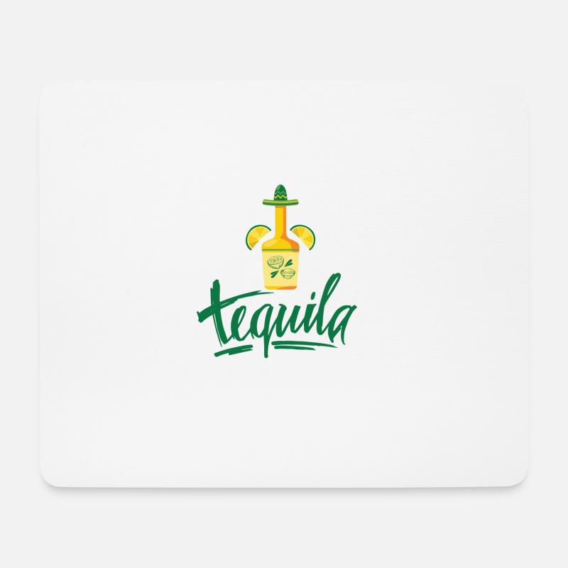 Tequila gift idea - Mouse Pad (horizontal) - white