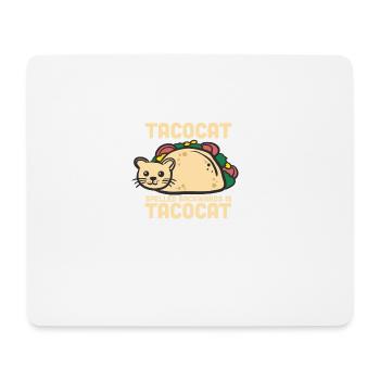 Tacocat - taco cat hangover gift - Mouse Pad (horizontal) - white - Front