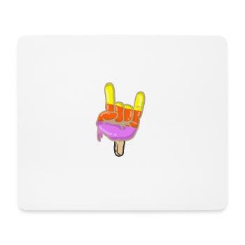 Flutschfinger Rocks - glace - doigts - Tapis de souris (format paysage) - blanc - Devant