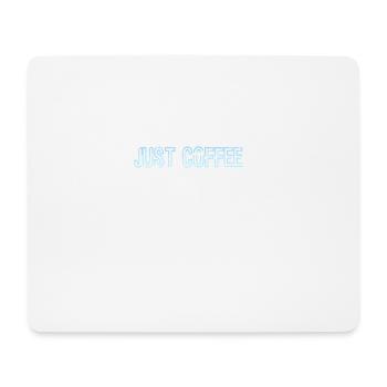 Gerade Kaffee-lustiges Koffein-Addict-Kaffee-Design - Mousepad (Querformat) - Weiß - Vorne