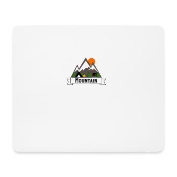 Outdoor Adventures Hiking Hiking Mountain Mountain - Mouse Pad (horizontal) - white - Front