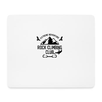 Rock Climbing Club - Klettern & Bouldern T-Shirt - Mousepad (Querformat) - Weiß - Vorne