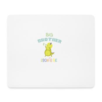 Big Brother Soon to be Baby Announcement DinoDab - Mouse Pad (horizontal) - white - Front
