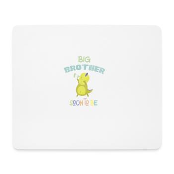 Schwangerschaftsankündigung Grosser Bruder DinoDab - Mousepad (Querformat) - Weiß - Vorne