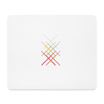 Drumsticks - Vintage Drummer Drummer Gift - Mouse Pad (horizontal) - white - Front