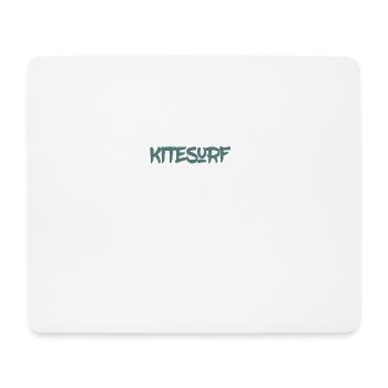 Enjoy Wind Kitesurf extrem Sport t-shirt - Mousepad (Querformat) - Weiß - Vorne