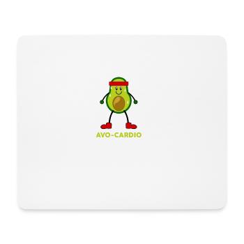 Avo Cardio Training Funny graphics - Mouse Pad (horizontal) - white - Front
