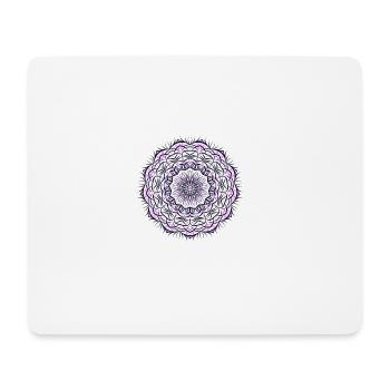 Mandala - Mousepad (Querformat) - Weiß - Vorne